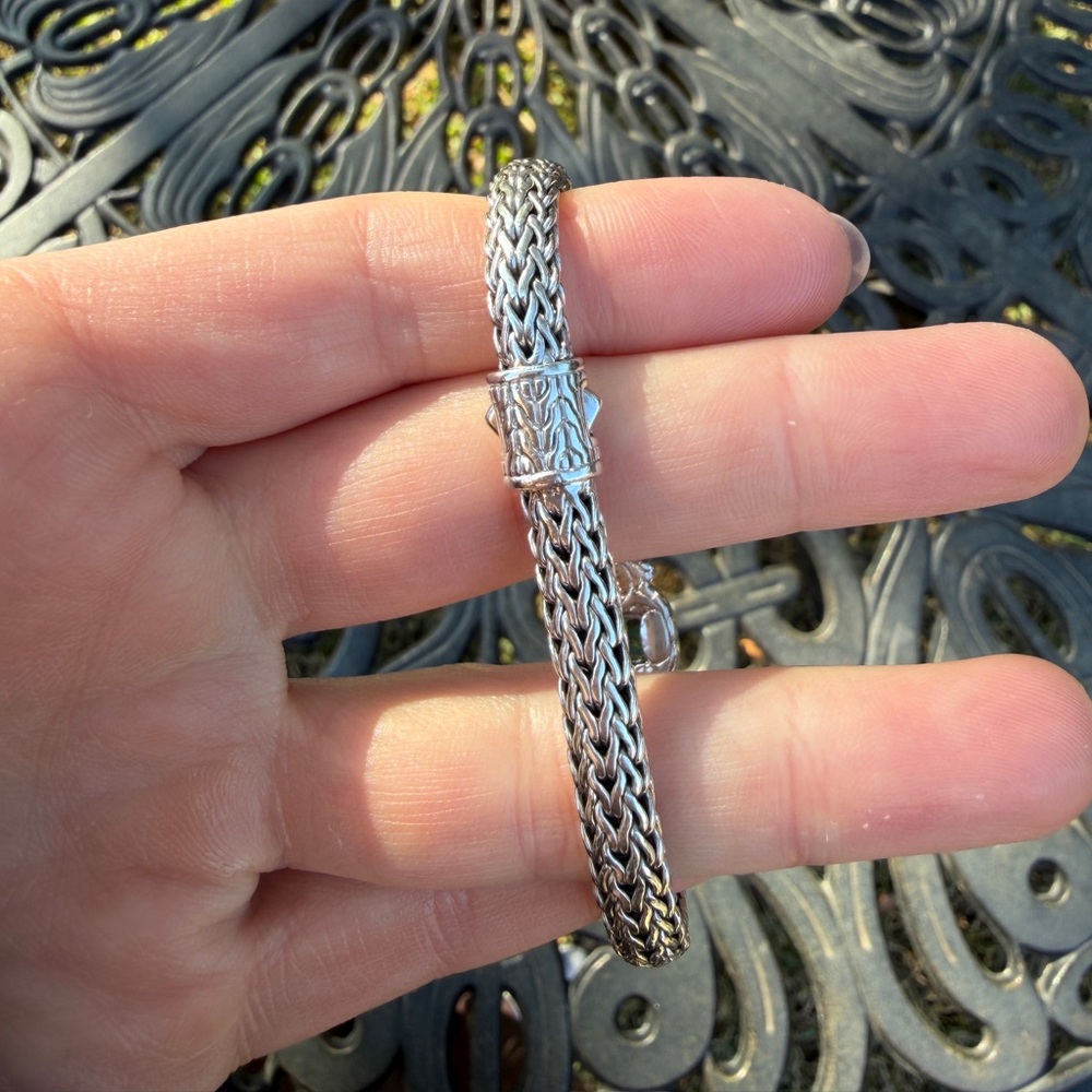 John Hardy Diamond Bracelet 925 - Picture 4 of 5